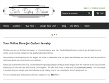 Tablet Screenshot of cecileraleydesigns.com